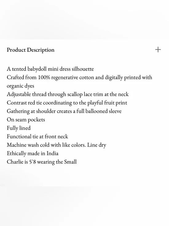 NWT Christy Dawn Mica Dress Summer Orchid Sz Small - Picture 9 of 9